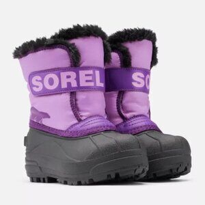 Sorel Baby Toddler Commander Boot Size 5 Purple Winter Snow Waterproof Girls